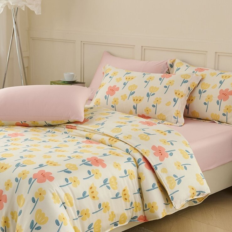 Don Home 萊賽爾雙人兩用被套6件組 語菓