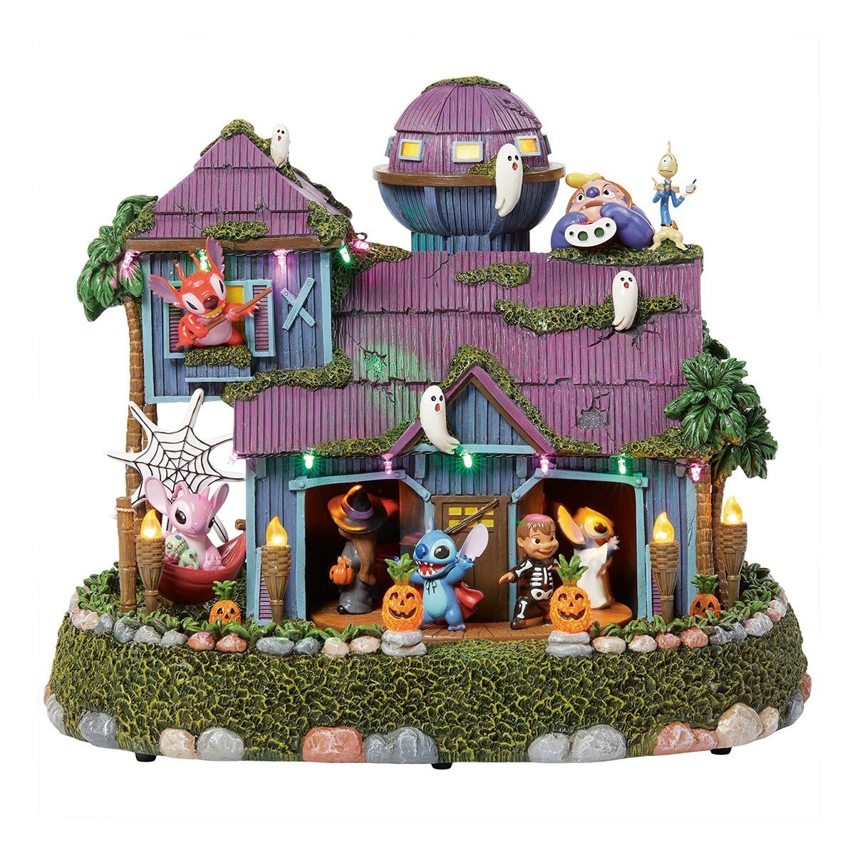 Disney 史迪奇搗蛋鬼屋擺飾
