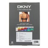 DKNY 女無鋼圈內衣兩入組 黑/黑 S