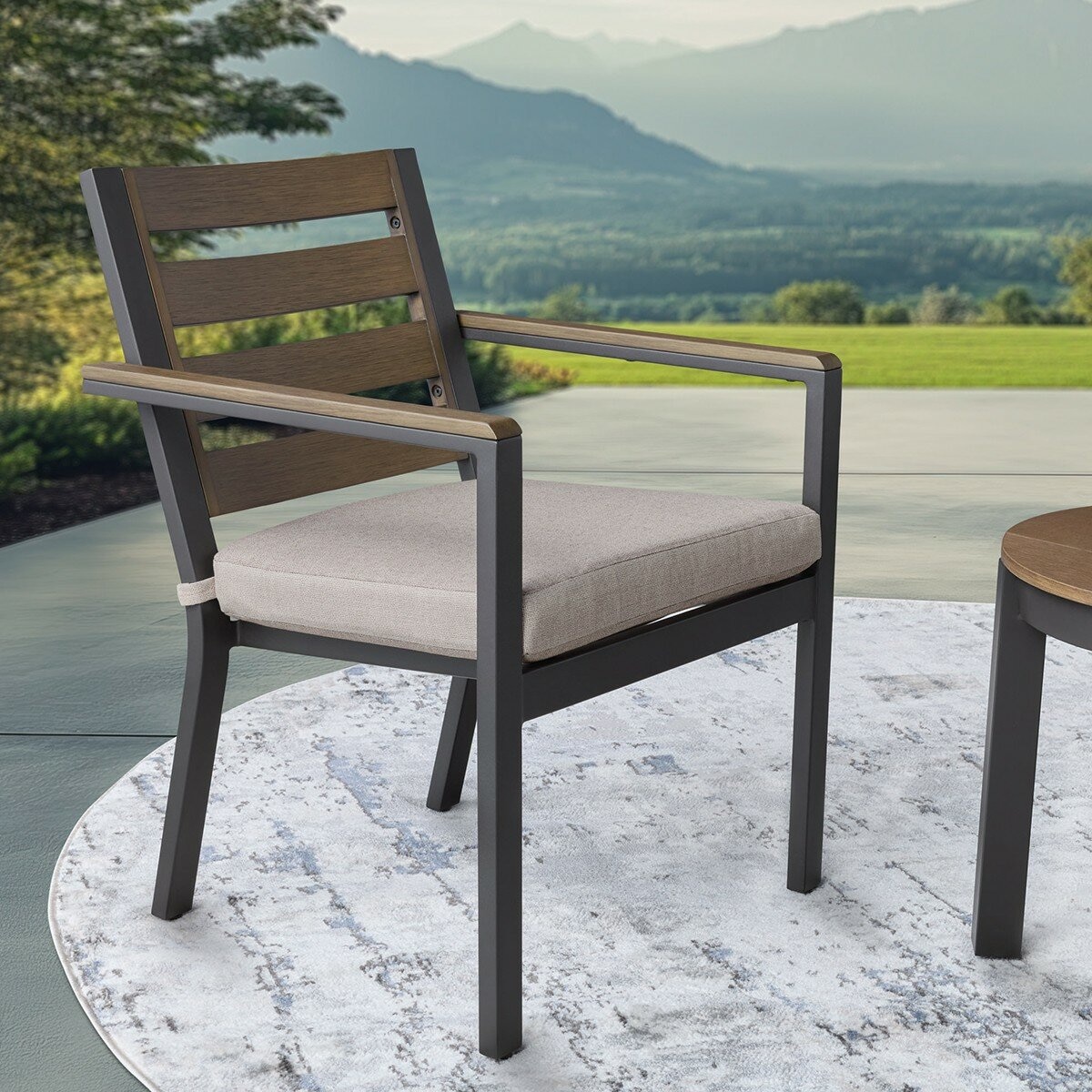 AGIO Stockholm戶外休閒桌椅三件組