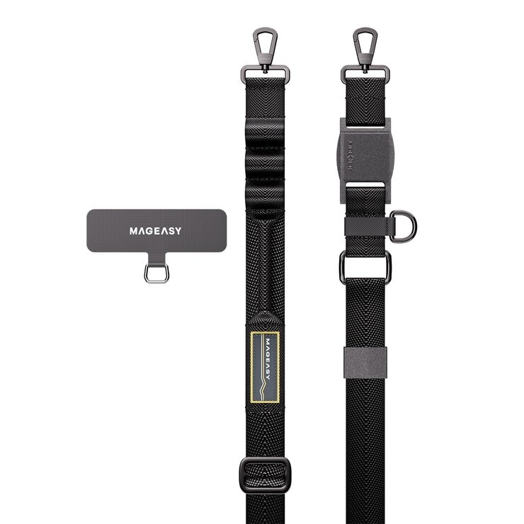 MAGEASY 25公釐 Fidlock Utility Strap - 機能快扣掛繩 / 掛繩片組 黑色