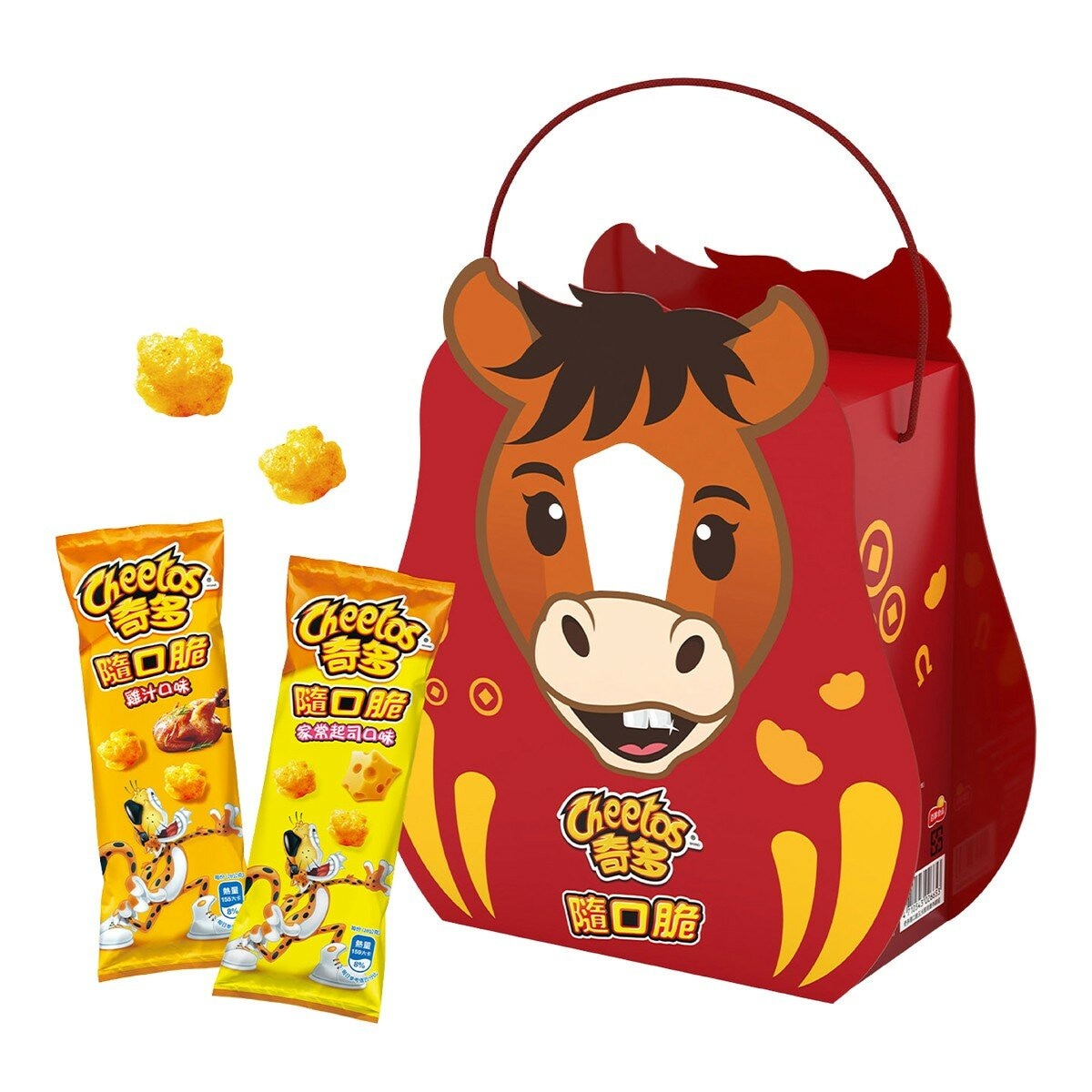 奇多 隨口脆玉米脆限量熱銷組 馬年提盒款 28公克 X 25包