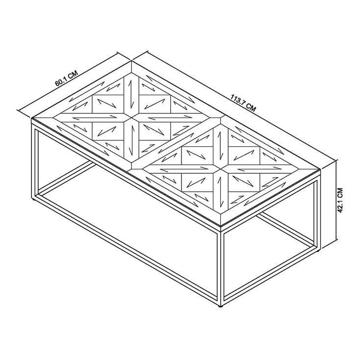 Bentley Designs Athena 咖啡桌 114公分