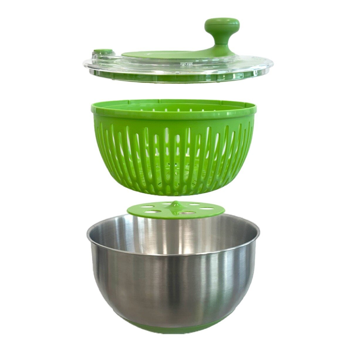 Rollkitchen 不鏽鋼盆沙拉蔬果脫水器