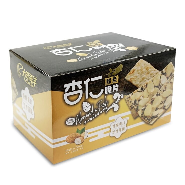 大田海洋 鱈魚杏仁脆片 120公克 X 4入
