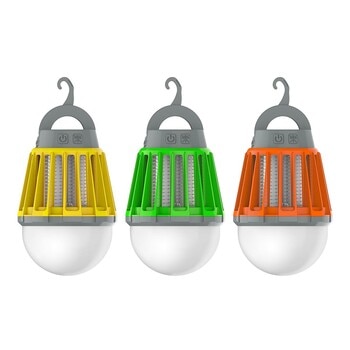 Wisely 充電式捕蚊露營燈 3入組 Wisely 充電式捕蚊露營燈 3入組