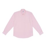 Brooks Brothers 男長袖襯衫 粉紅條紋 XL