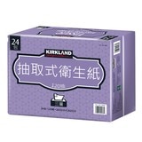 Kirkland Signature 科克蘭 三層抽取衛生紙 120抽 X 72入