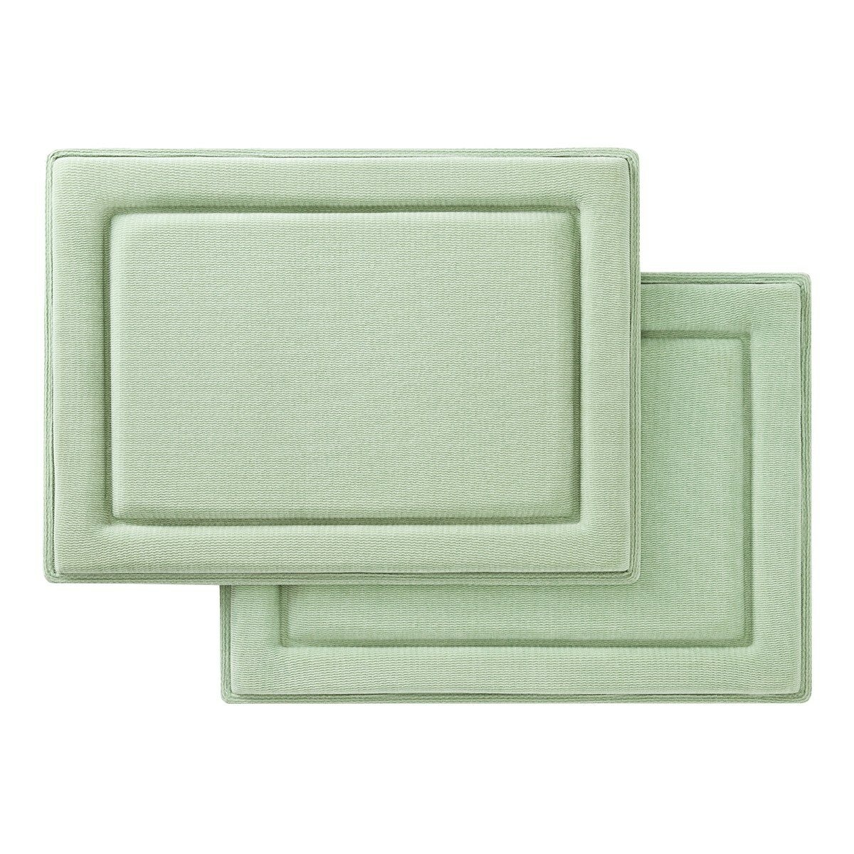 Town & Country 記憶棉浴室地墊 2入組 45公分 X 60公分 綠 Town & Country 記憶棉浴室地墊 2入組 45公分 X 60公分 綠