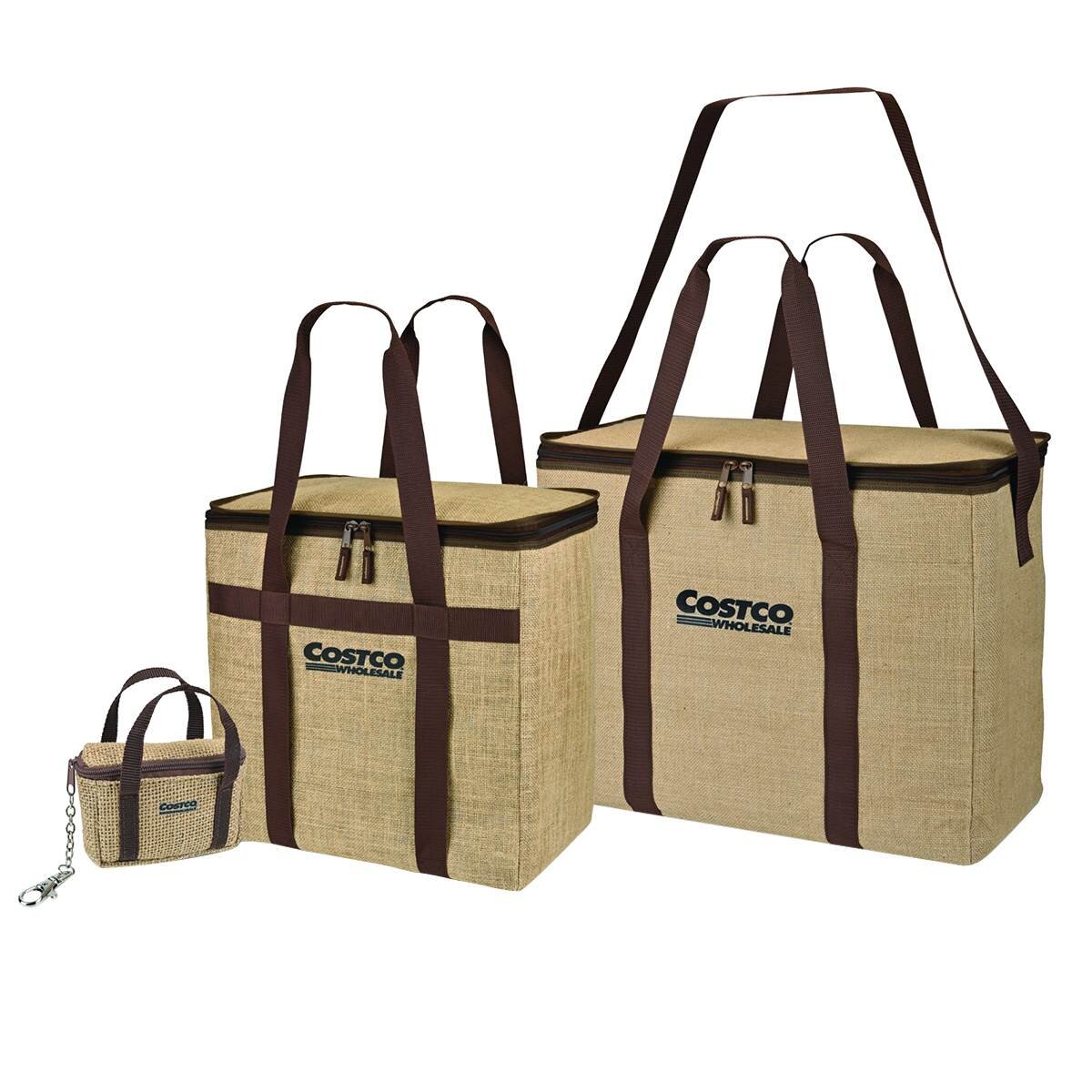 KeepCool 麻布購物保冰袋 3件組 KeepCool 麻布購物保冰袋 3件組