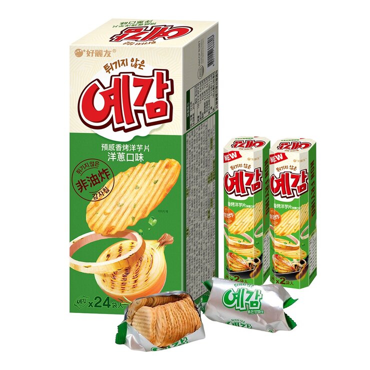 好麗友 預感香烤洋芋片 洋蔥口味 64公克 X 12盒