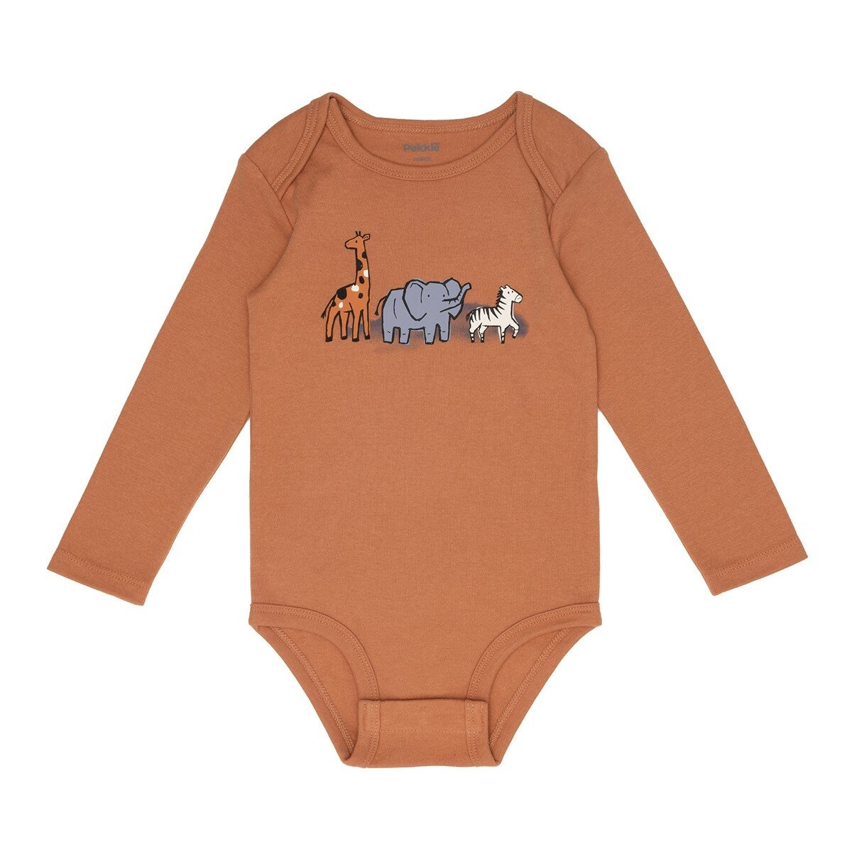 Pekkle 嬰兒秋冬服飾四件套組 大象 18M