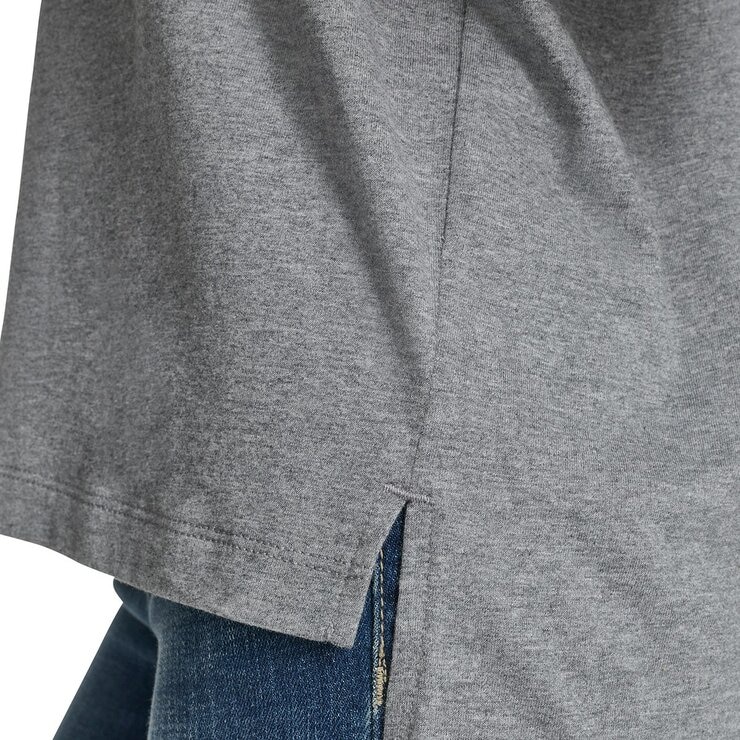 DKNY Jeans 女 Logo 短袖上衣 灰