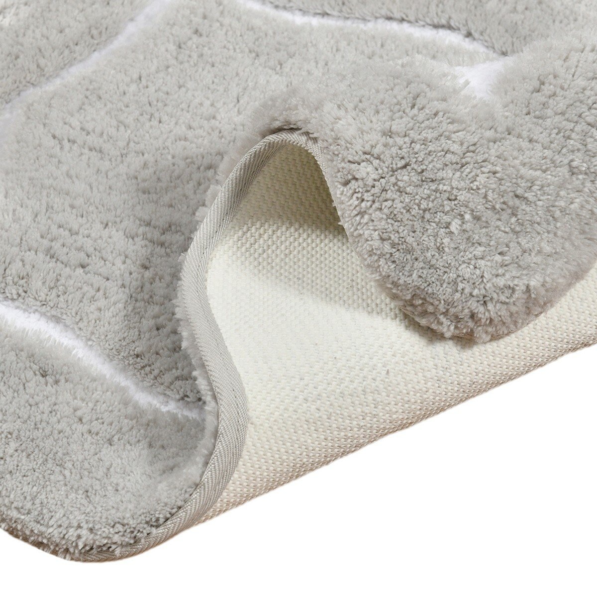 Riviera Home 花邊柔軟浴室地墊 2入 40公分 X 60公分 灰 Riviera Home 花邊柔軟浴室地墊 2入 40公分 X 60公分 灰