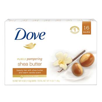 Dove 乳木果油香皂 113公克 16入 Dove 乳木果油香皂 113公克 16入