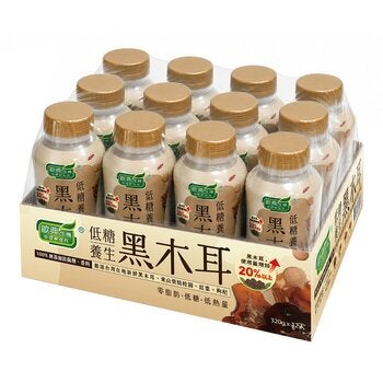 歐典生機 低糖養生黑木耳露 320毫升 X 12入