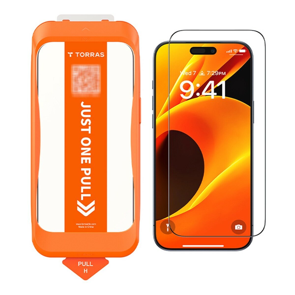 Torras Ostand R Fitness 磁吸360度旋轉支架防摔手機殼 iPhone 17 Pro Max 霧面午夜藍 + Insta II Master 高清滿版螢幕鋼化玻璃保護貼