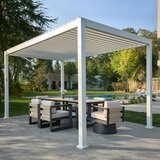 Mirador 111DA 8.8呎 X 14.4呎 戶外遮陽亭 白色 Mirador 111DA 8.8呎 X 14.4呎 戶外遮陽亭 白色