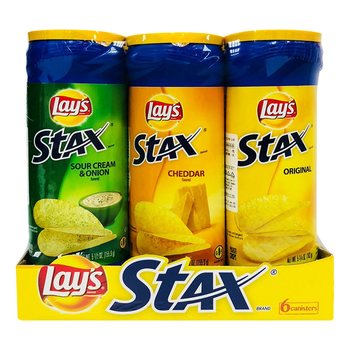 Lay's 樂事罐裝洋芋片6入組 Lay's 樂事罐裝洋芋片6入組