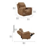 Gilman Creek 牛皮電動躺椅 棕 Gilman Creek 牛皮電動躺椅 棕