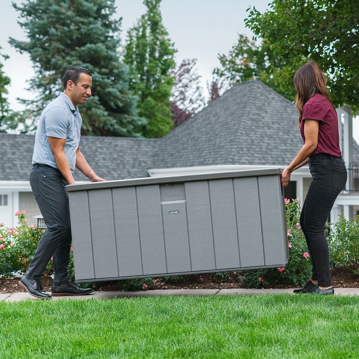 Lifetime 150加侖 戶外儲藏箱