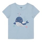 Pekkle 兒童圓領短袖上衣四件組 動物(女孩) 5T
