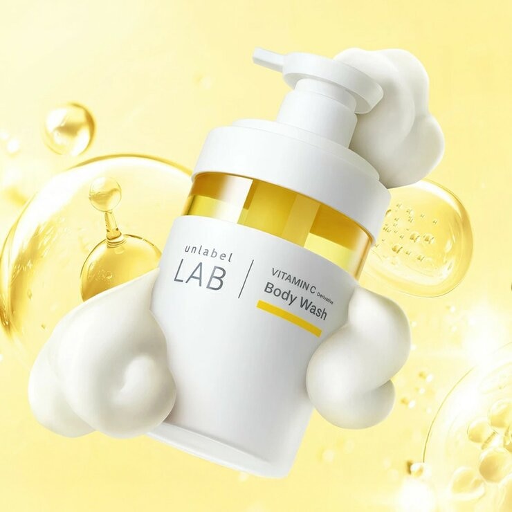 unlabel LAB 超水嫩維他命C精華沐浴露 400毫升 X 2入
