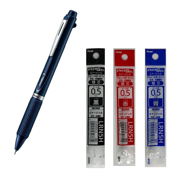 Pentel 極速三色筆 + 10芯 CSXBLC35