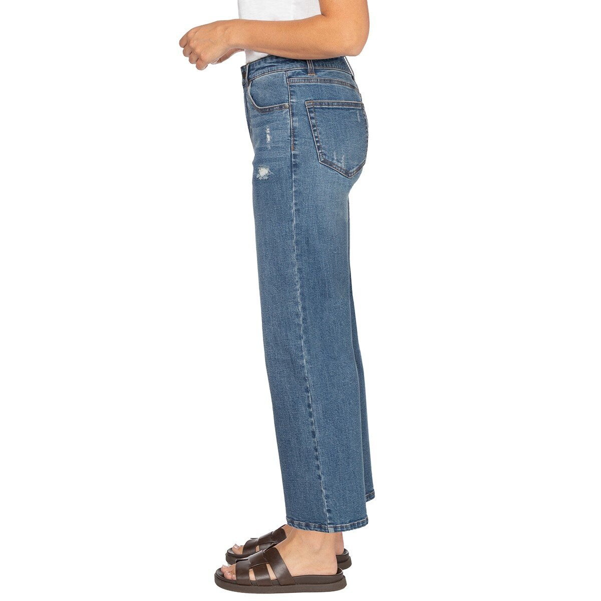 Well Worn 女直筒九分牛仔長褲