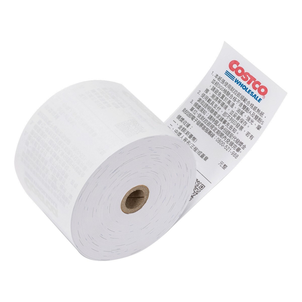 Gulungan Kertas Tanda Terima Costco - Faktur Elektronik 45 kotak (40 gulungan per kotak) *Item ini hanya untuk toko ritel*.