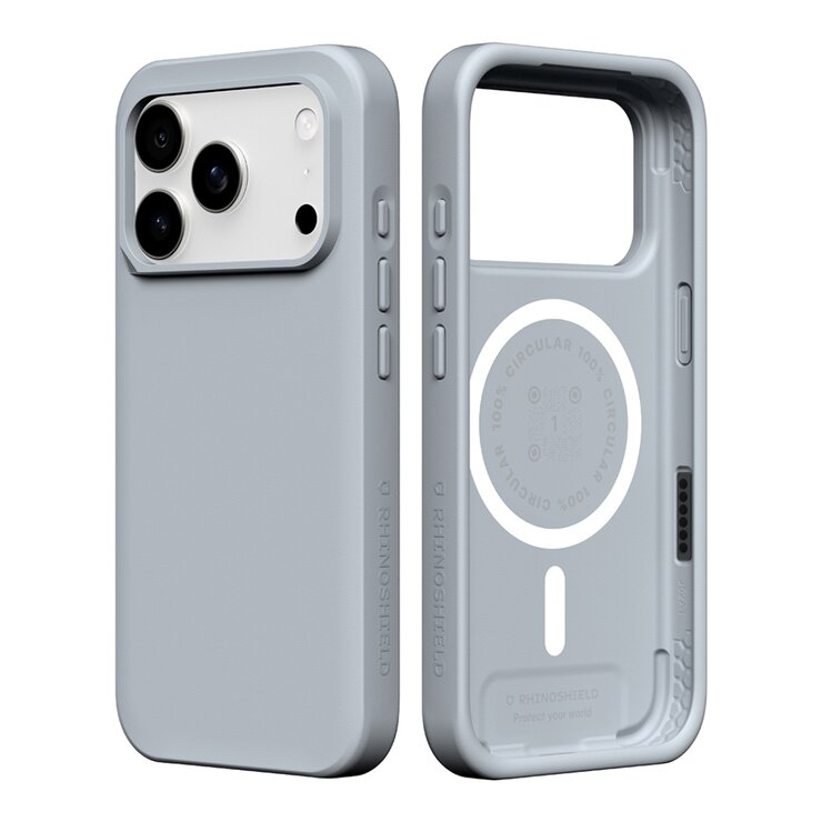犀牛盾 iPhone 17 Pro SolidX (MagSafe兼容) 強化吸震緩衝防摔手機殼 + 9H 抗藍光鋼化玻璃保護貼 循環灰 犀牛盾 iPhone 17 Pro SolidX (MagSafe兼容) 強化吸震緩衝防摔手機殼 + 9H 抗藍光鋼化玻璃保護貼 循環灰