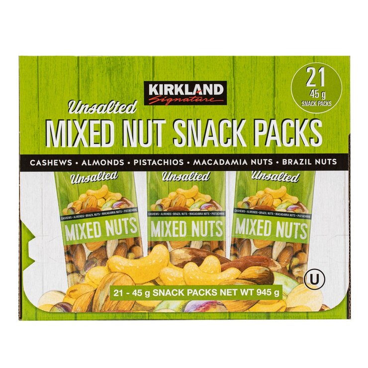 科克蘭 無調味綜合堅果隨手包 45公克 X 21包