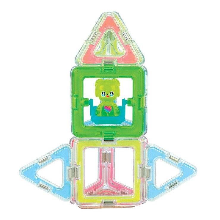 Magformers 磁性建構片 螢光20片裝 / 3歲以上