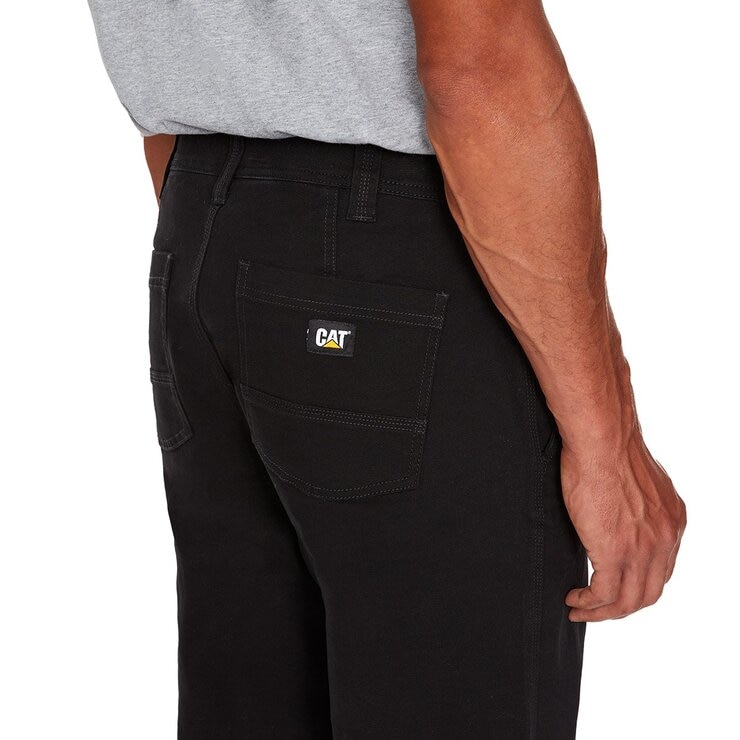Caterpillar 男工作長褲 黑