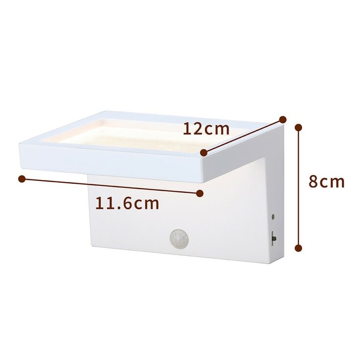 IRIS OHYAMA LED 造型感應燈兩入組 面板壁掛型 #BSL-BMSP