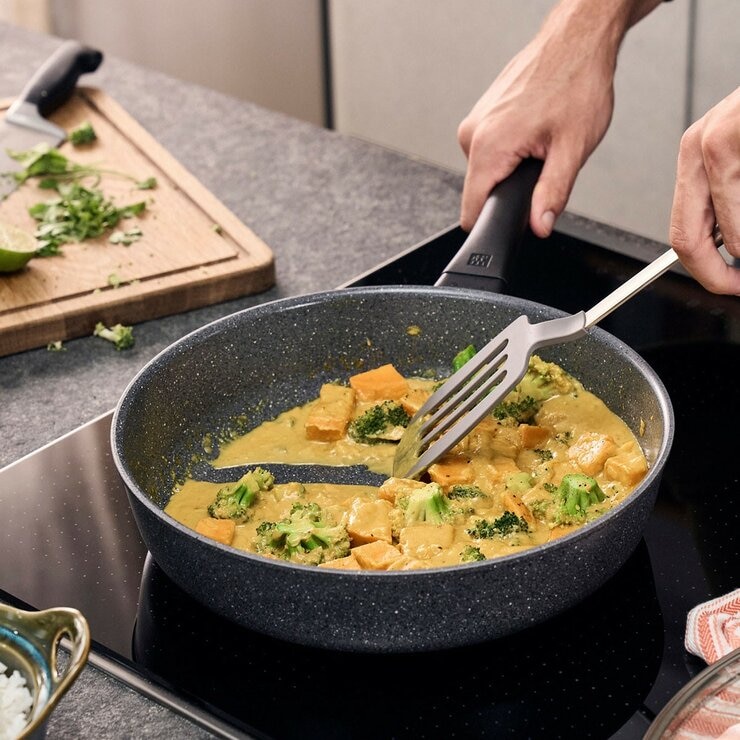 Zwilling 德國雙人 Terreno Plus系列 陶瓷不沾深煎鍋 28公分