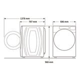 惠而浦 16公斤 滾筒瓦斯型乾衣機 8TWGD6622HW