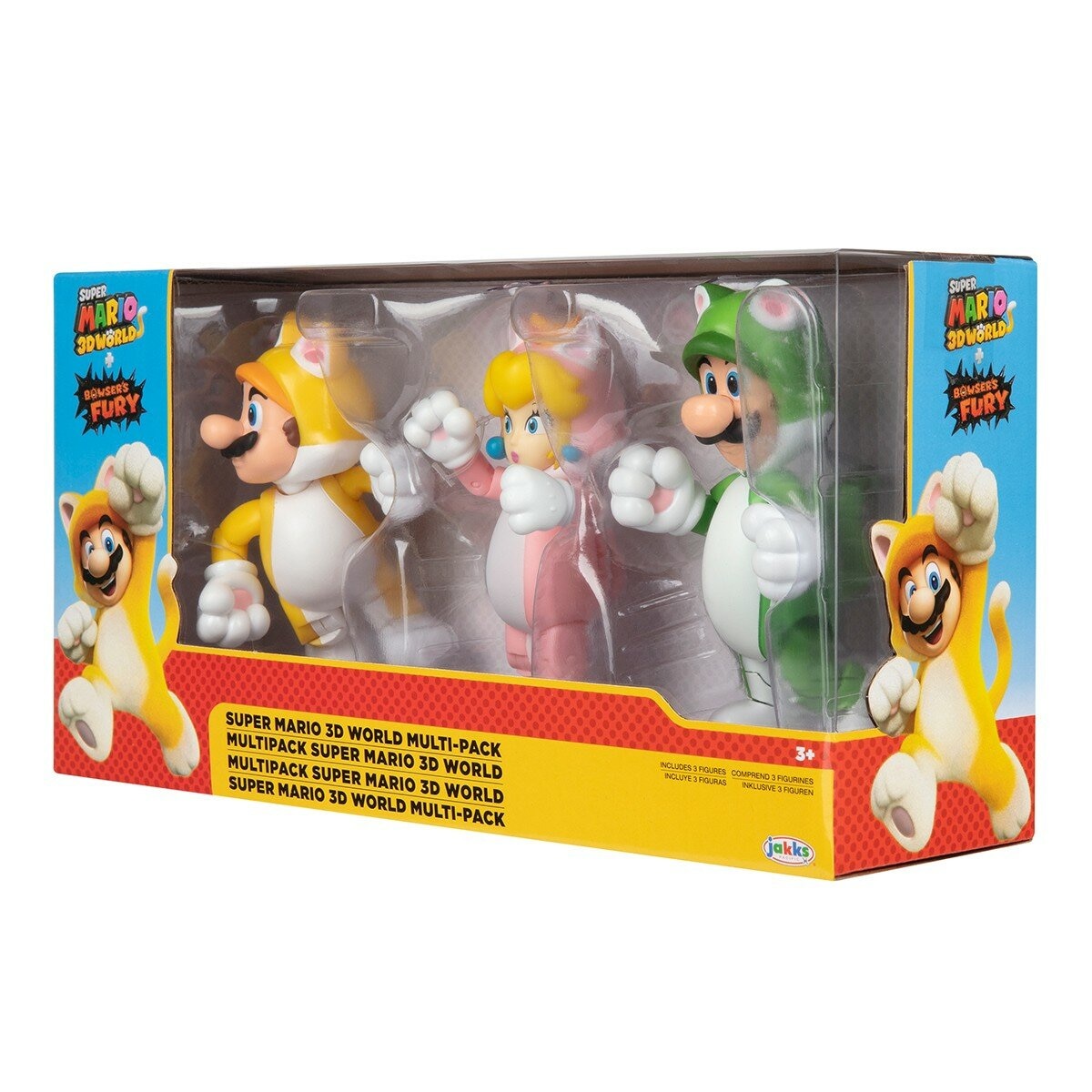 Super Mario 4吋公仔 3入組 變裝款 / 3歲以上 Super Mario 4吋公仔 3入組 變裝款 / 3歲以上