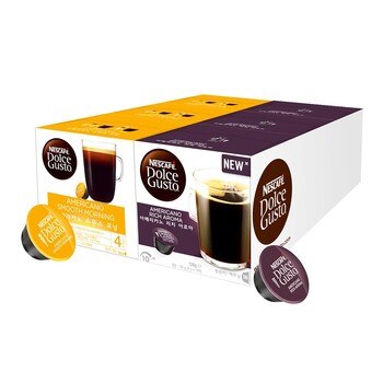 Dolce Gusto 雀巢美式經典濃郁+美式晨光咖啡膠囊組 Dolce Gusto 雀巢美式經典濃郁+美式晨光咖啡膠囊組