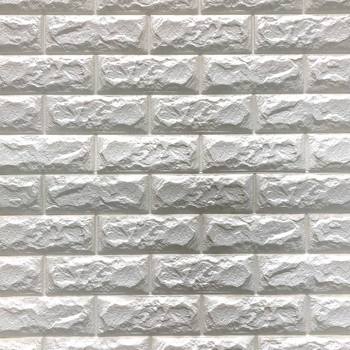 Cushioni 立體磚紋壁貼6入 - 白色 Cushioni 立體磚紋壁貼6入 - 白色