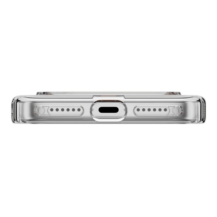 MAGEASY Bright M 不發黃軍規磁吸透明殼 iPhone 17 Pro(珊瑚磁圈) + 鏡頭保護貼Lenz(炫彩) + Vetro 9H 鋼化玻璃保護膜