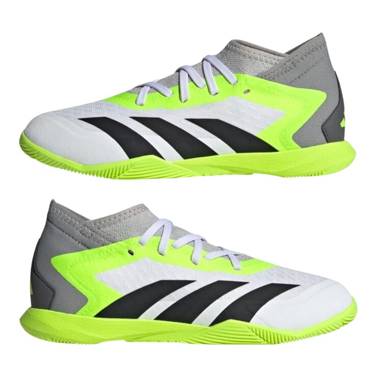 Adidas 兒童室內足球鞋 Predator Accuracy.3 IN IE9449 螢光黃 Adidas 兒童室內足球鞋 Predator Accuracy.3 IN IE9449 螢光黃