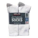Kirkland Signature 科克蘭 運動襪 8雙入 白色