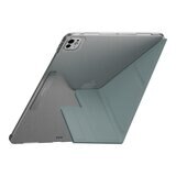 MAGEASY Facet 全方位支架透明背蓋保護套 2024 iPad Pro 13吋 寧靜藍