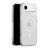 MAGEASY Bright M 不發黃軍規磁吸透明殼 iPhone Air (白磁圈) + 鏡頭保護貼Lenz(雲霧) + Vetro 9H 鋼化玻璃保護膜