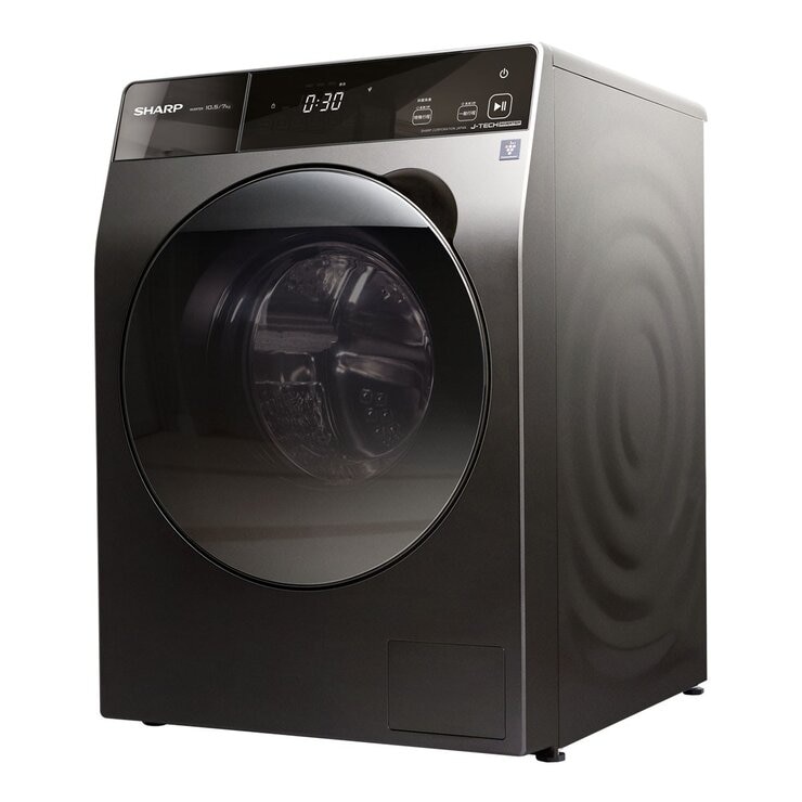 夏普 10.5公斤/7公斤滾筒洗脫烘衣機 ES-FKA105WDT