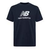 New Balance 男經典 Logo 短袖上衣 深藍