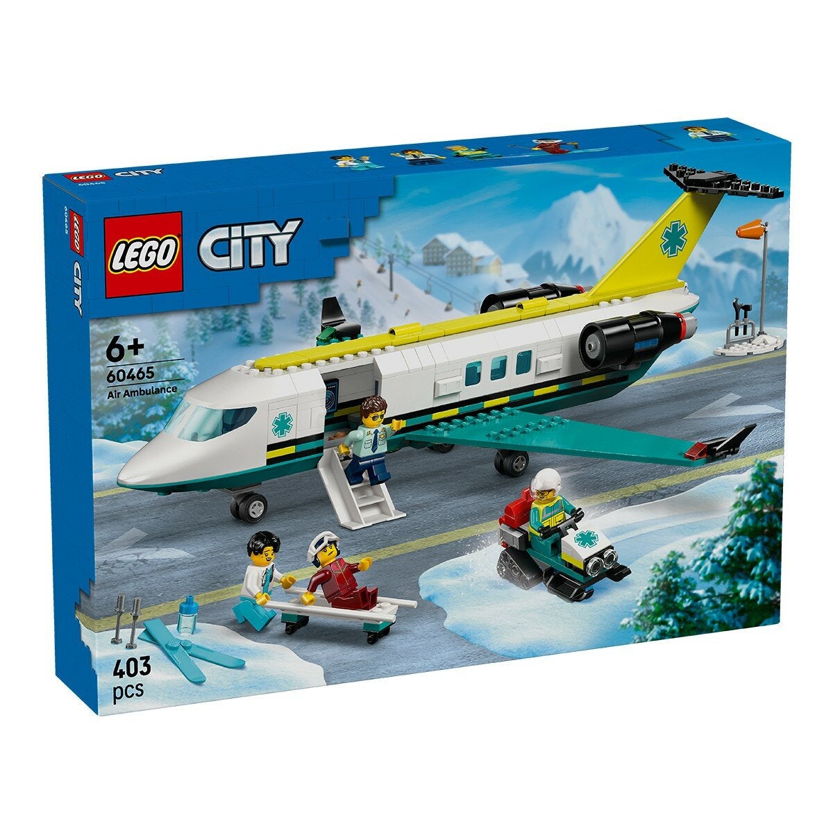 LEGO 科技系列 傾卸式卡車 42203 / 9歲以上 / 城市系列 緊急救護飛機 60465 / 6歲以上