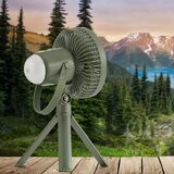 Camelion 充電式露營 LED 照明風扇
