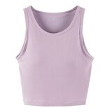 Nautica 女罩杯式背心上衣 兩件組 白+紫 M